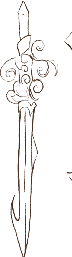 Ornate Rapier Sword Sketch